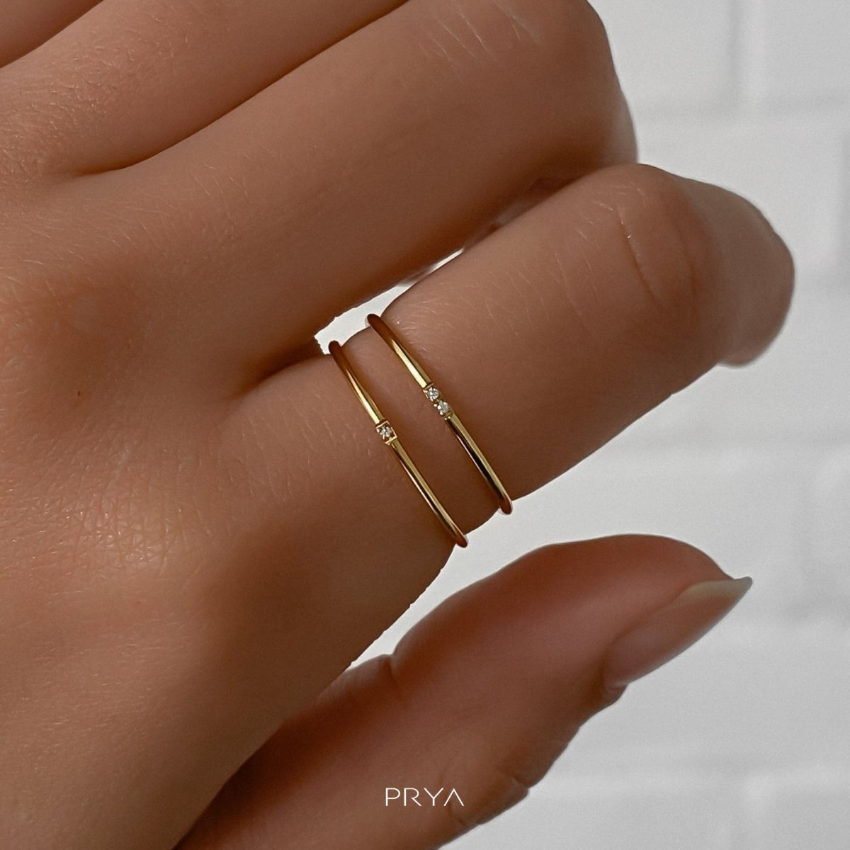 Mila Dainty Diamond Ring - ISMI JEWELS