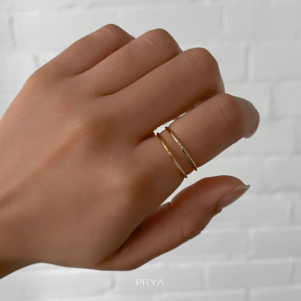 Mila Dainty Diamond Ring - ISMI JEWELS