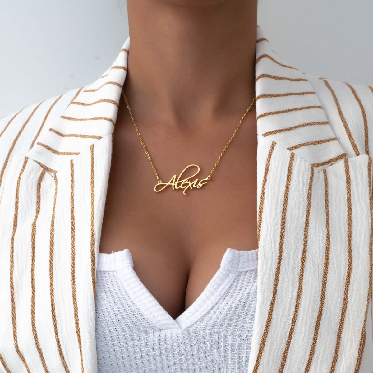 Milan Custom Name Necklace - ISMI JEWELS