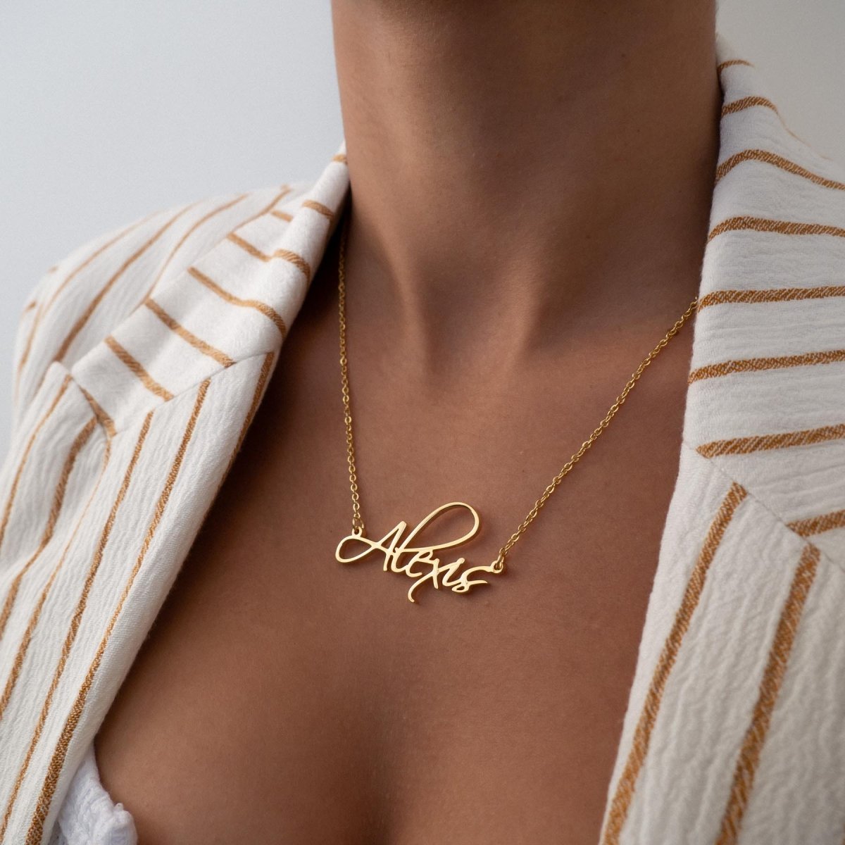 Milan Custom Name Necklace - ISMI JEWELS