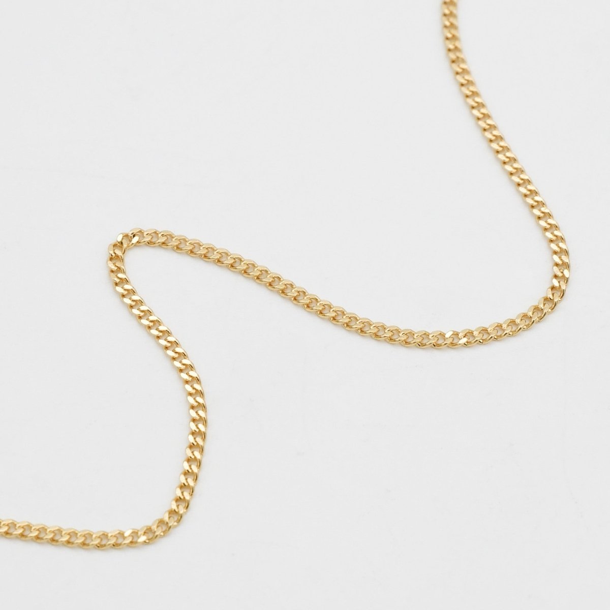 Mini Curb Necklace - ISMI JEWELS