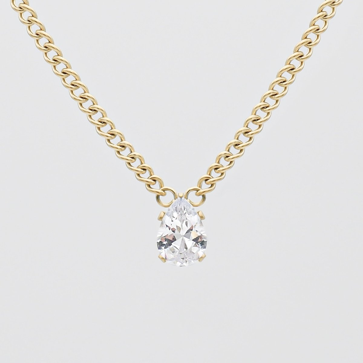 Mira Gemstone Pendant Necklace - ISMI JEWELS