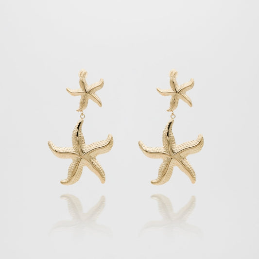 Mira Starfish Drop Earrings - ISMI JEWELS