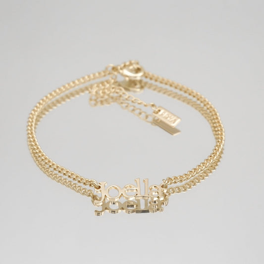 Monaco Custom Name Anklet - ISMI JEWELS