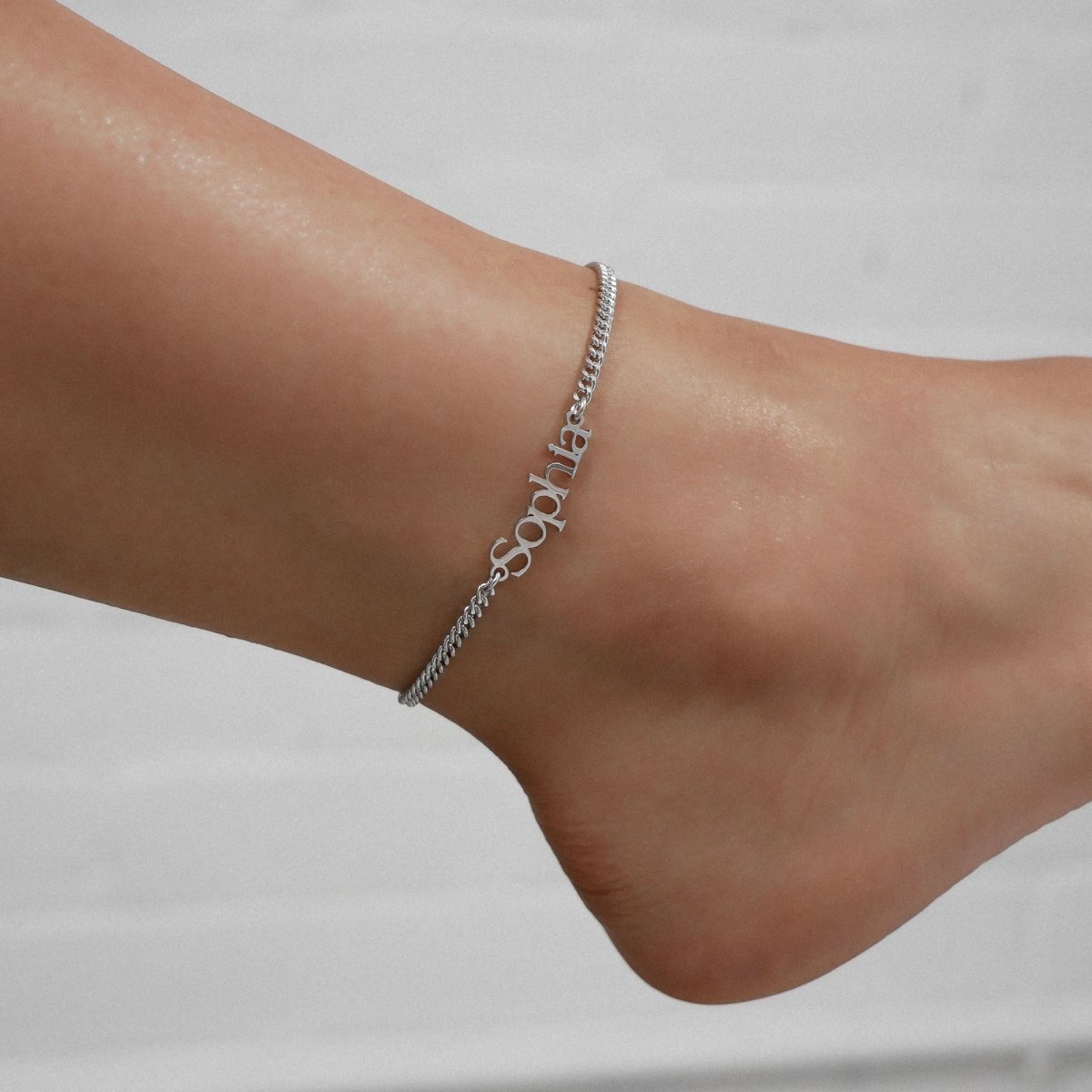 Monaco Custom Name Anklet - ISMI JEWELS