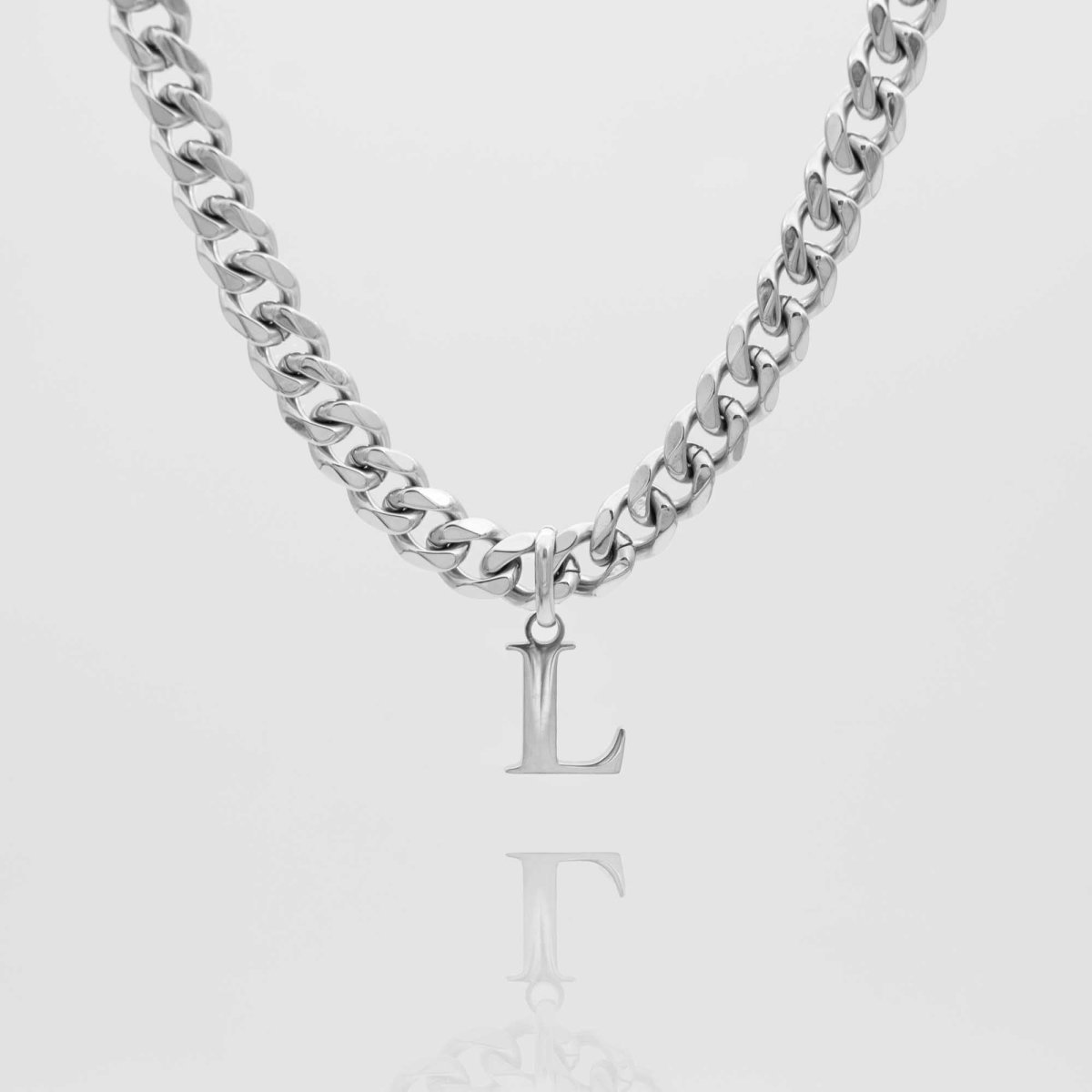 Mya Initial necklace | Thick Cuban - ISMI JEWELS