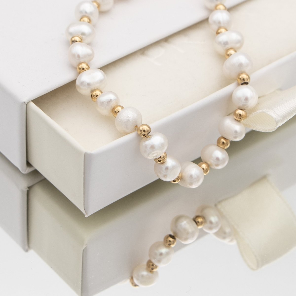 Nadia Pearl Bead Bracelet - ISMI JEWELS