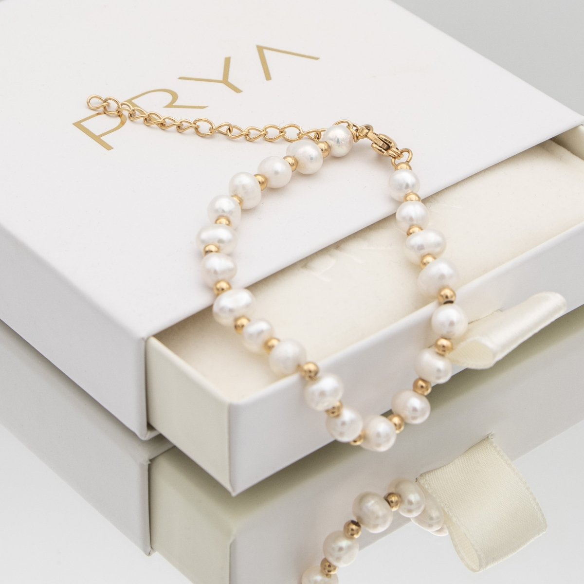 Nadia Pearl Bead Bracelet - ISMI JEWELS