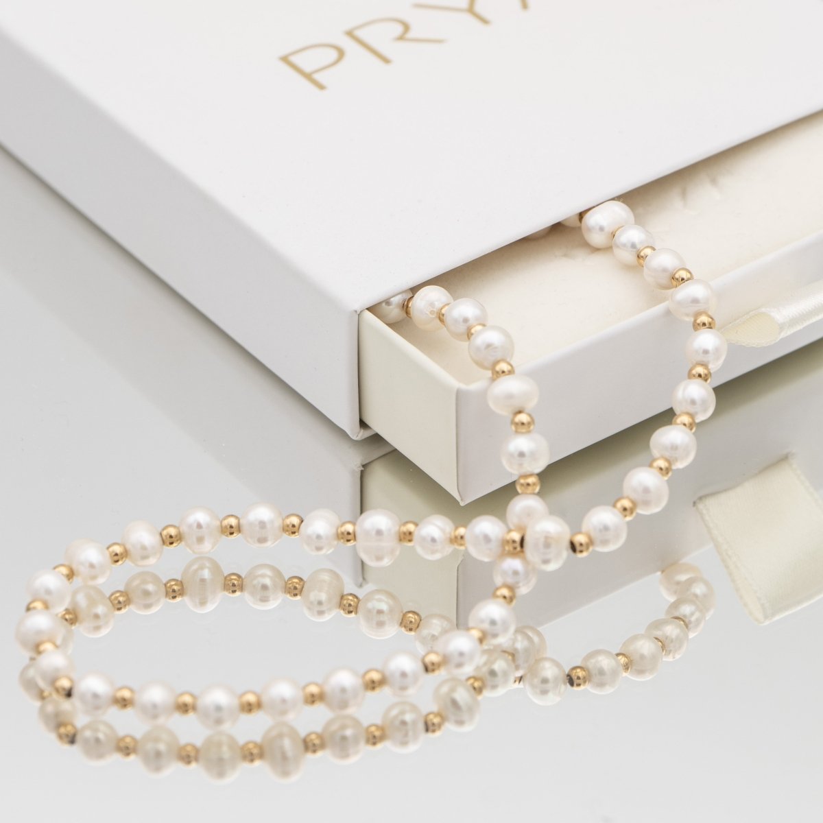 Nadia Pearl Bead Necklace - ISMI JEWELS