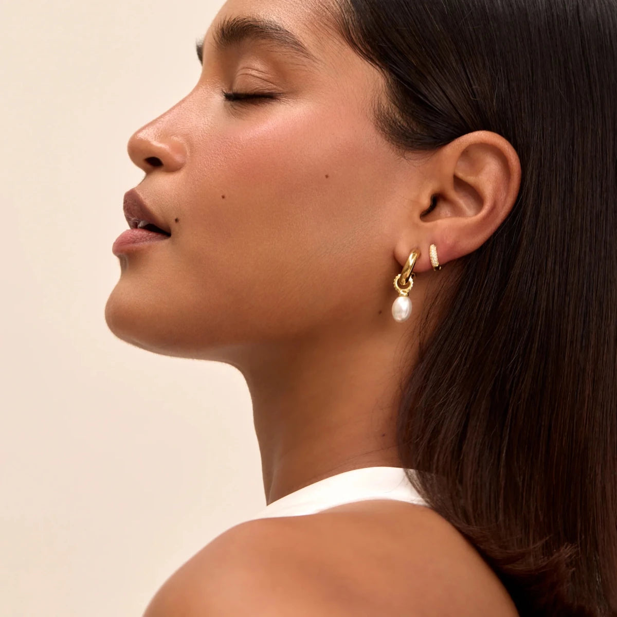 Nala Pearl Earrings - ISMI JEWELS