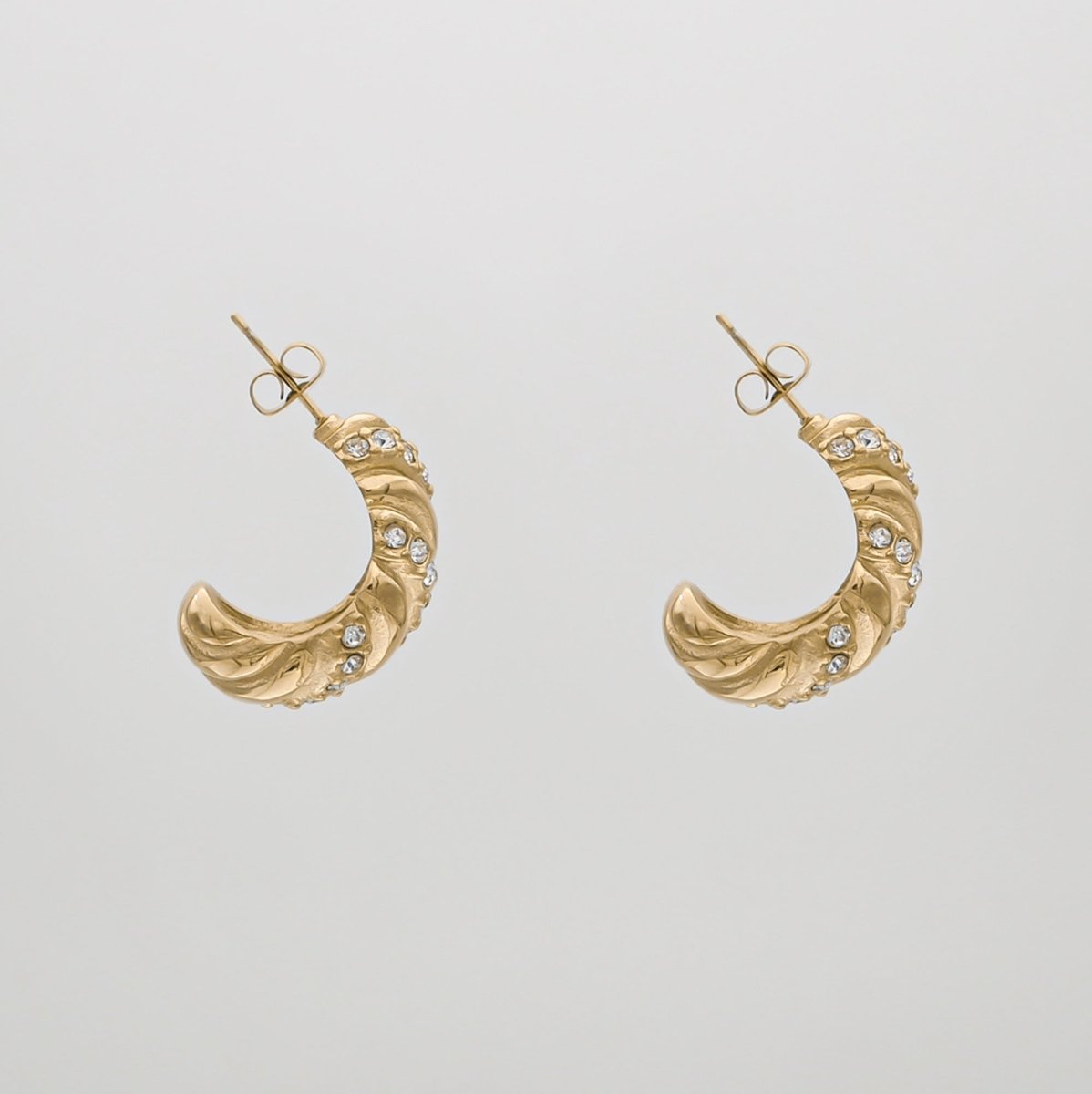Nia Dome Earrings - ISMI JEWELS