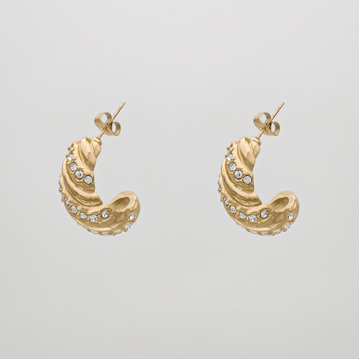 Nia Dome Earrings - ISMI JEWELS