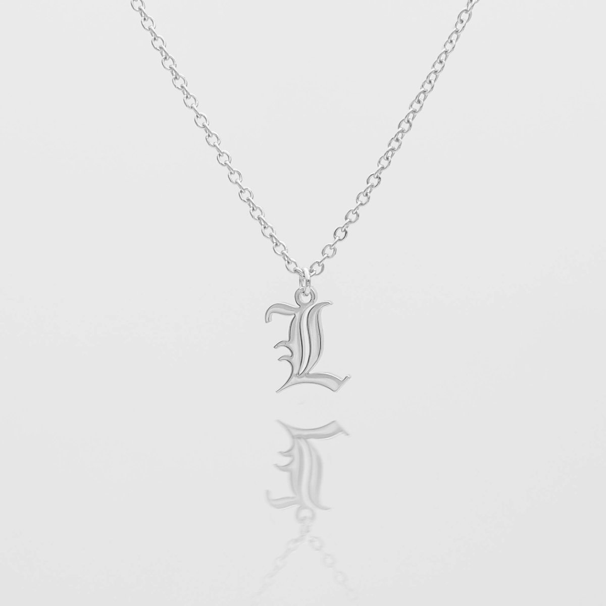 Old English Initial Necklace - ISMI JEWELS