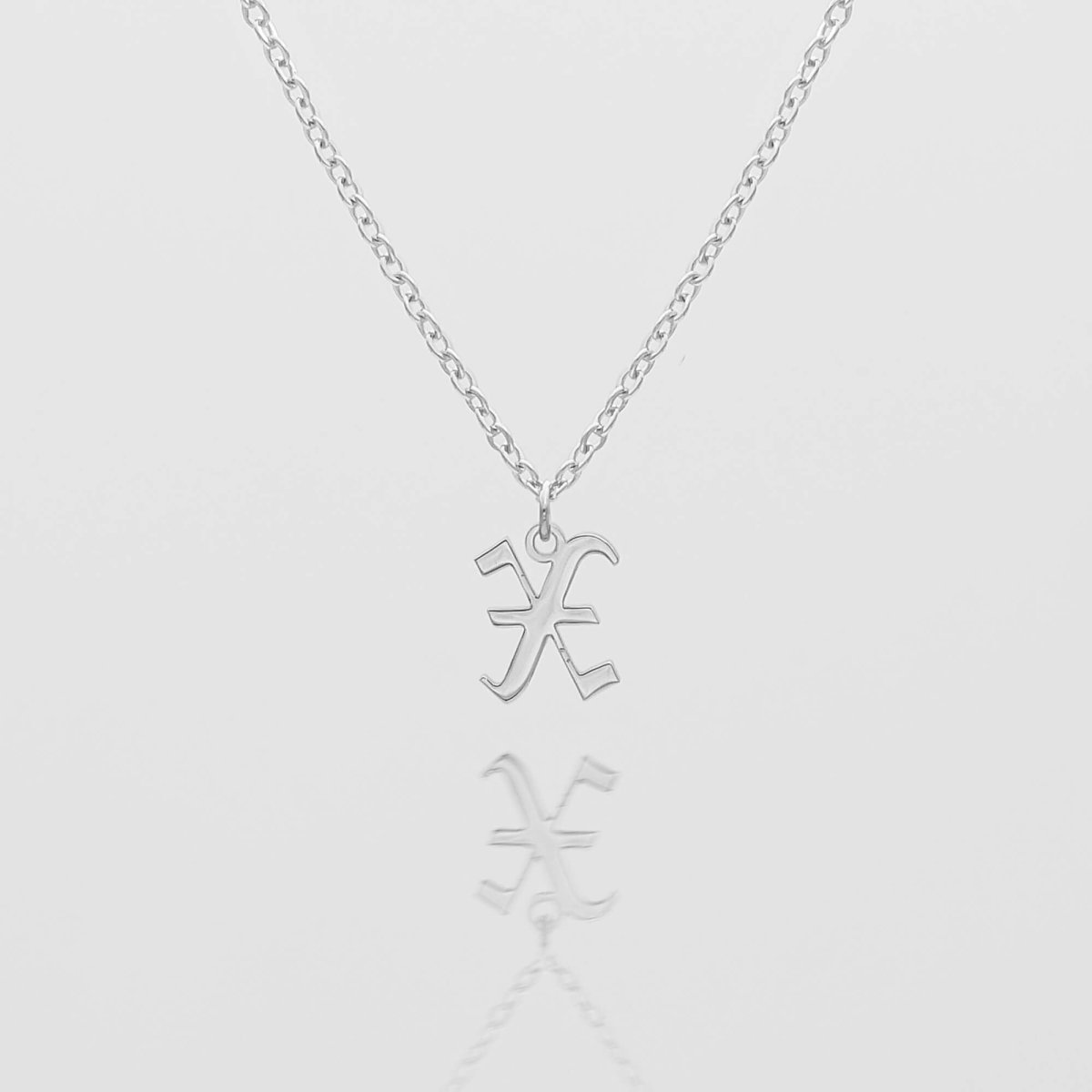 Old English Initial Necklace - ISMI JEWELS