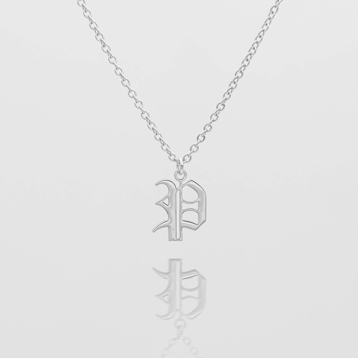 Old English Initial Necklace - ISMI JEWELS