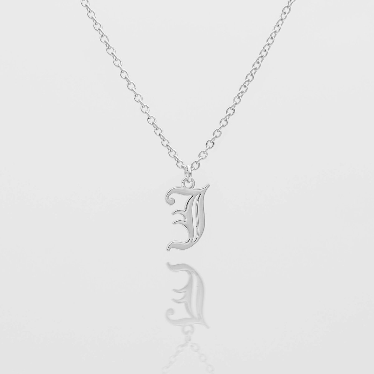 Old English Initial Necklace - ISMI JEWELS