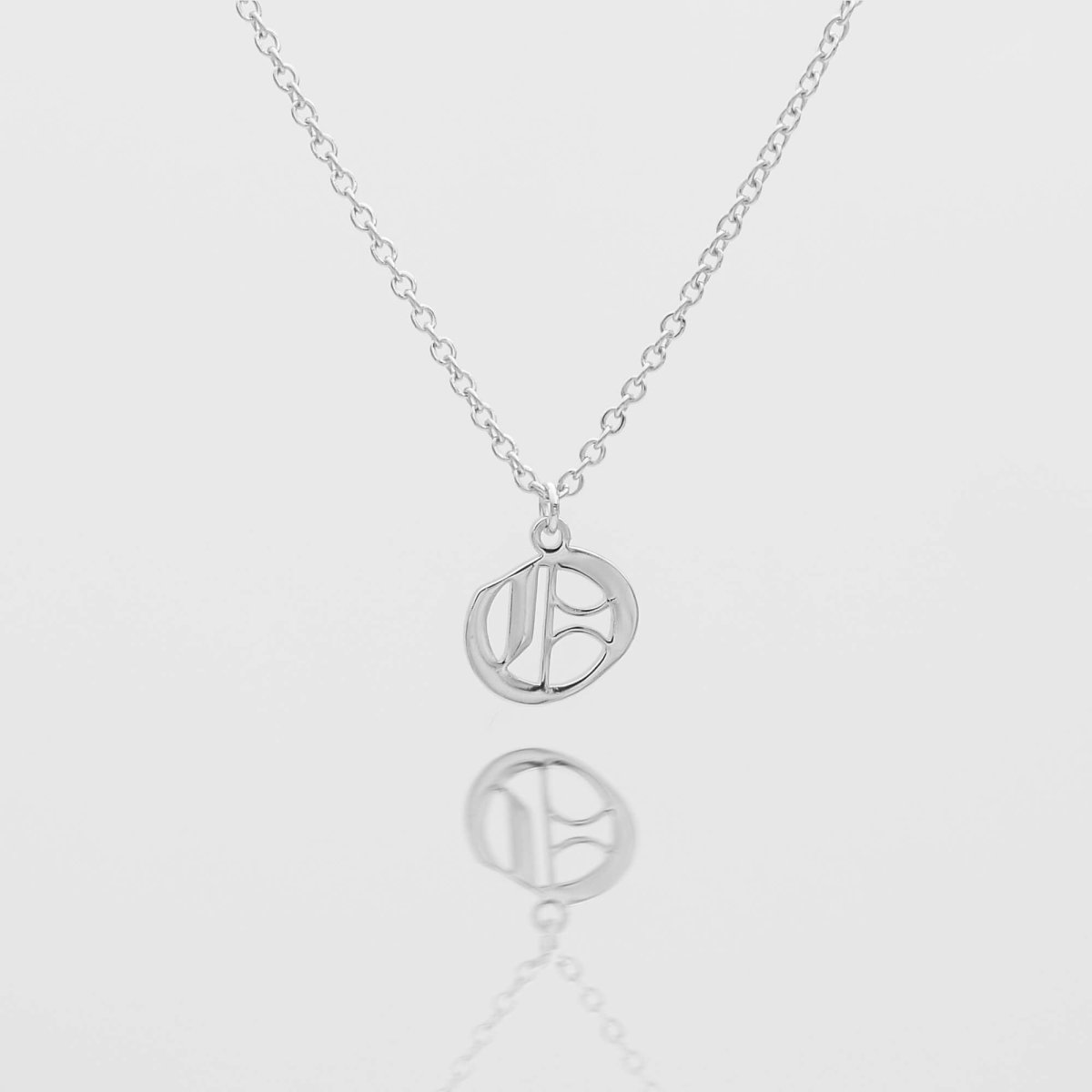 Old English Initial Necklace - ISMI JEWELS
