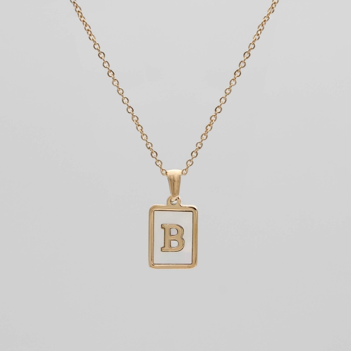 Opal Initial necklace - ISMI JEWELS