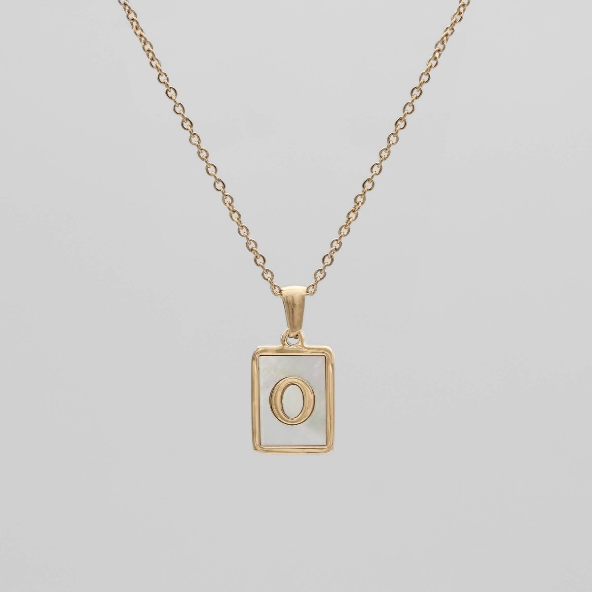 Opal Initial necklace - ISMI JEWELS