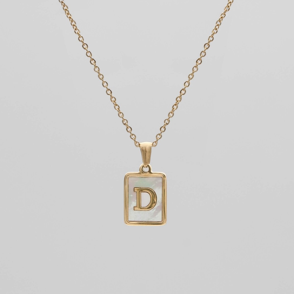 Opal Initial necklace - ISMI JEWELS