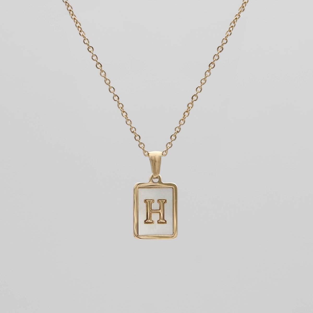Opal Initial necklace - ISMI JEWELS
