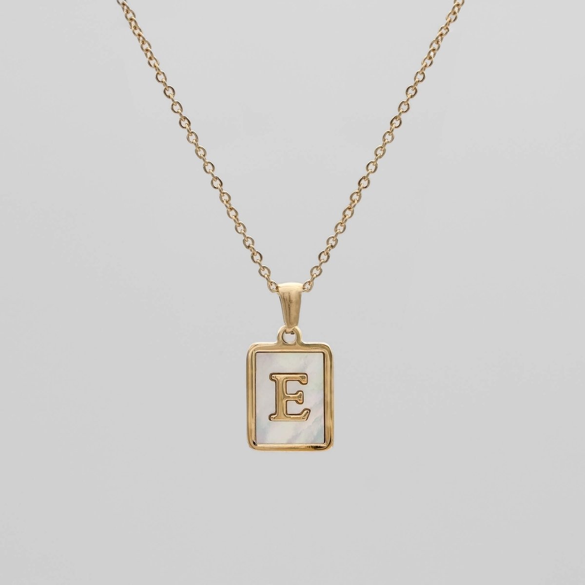 Opal Initial necklace - ISMI JEWELS