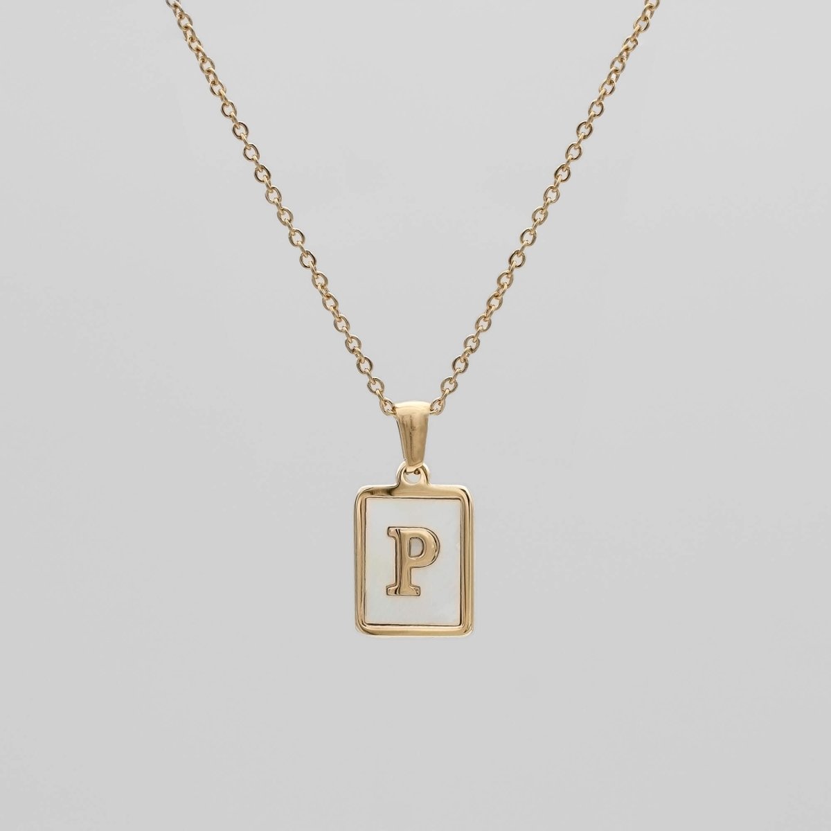 Opal Initial necklace - ISMI JEWELS