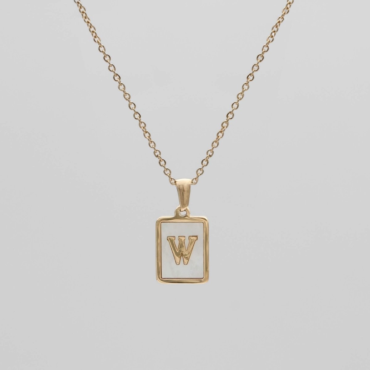 Opal Initial necklace - ISMI JEWELS