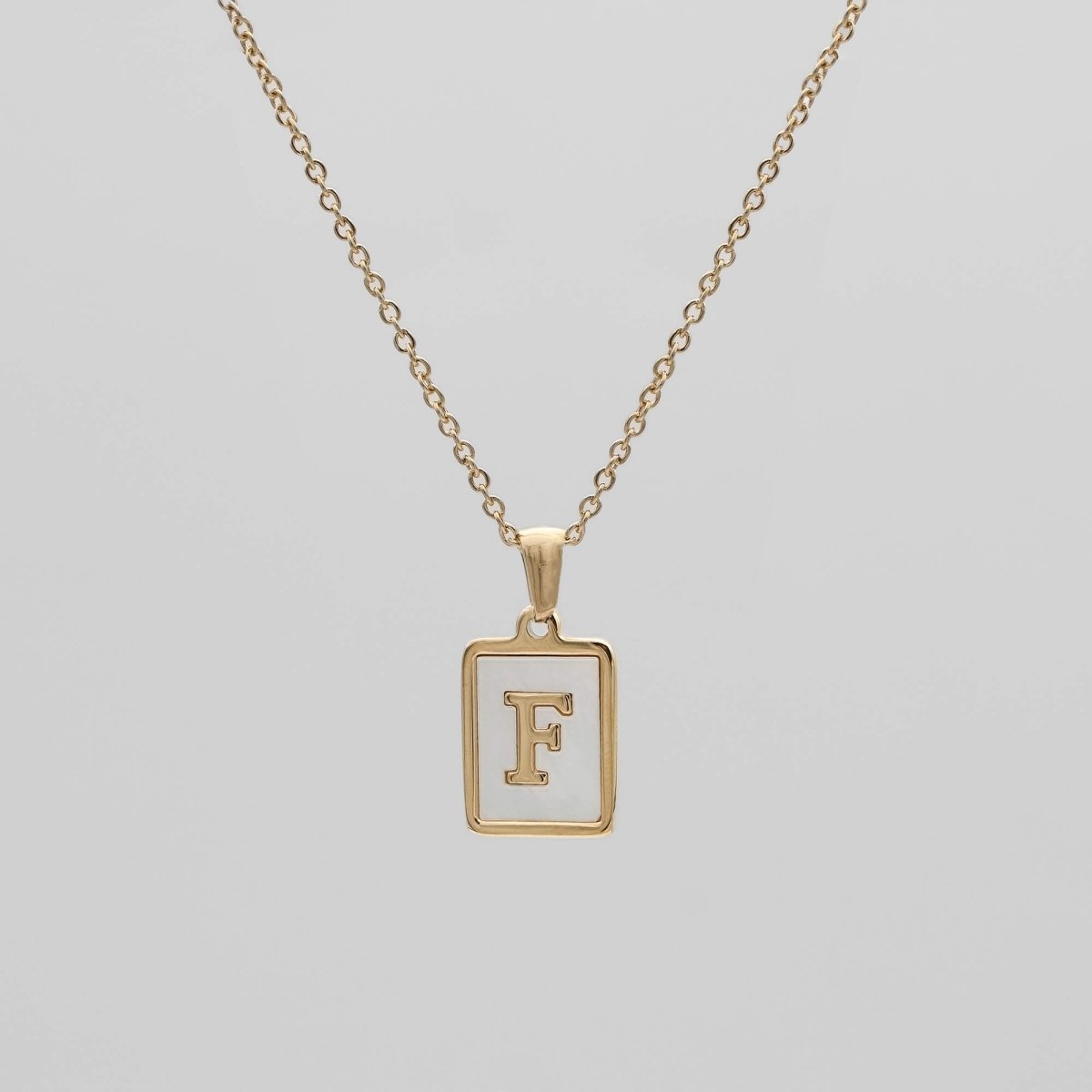 Opal Initial necklace - ISMI JEWELS