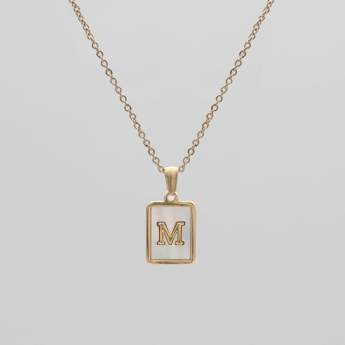 Opal Initial necklace - ISMI JEWELS