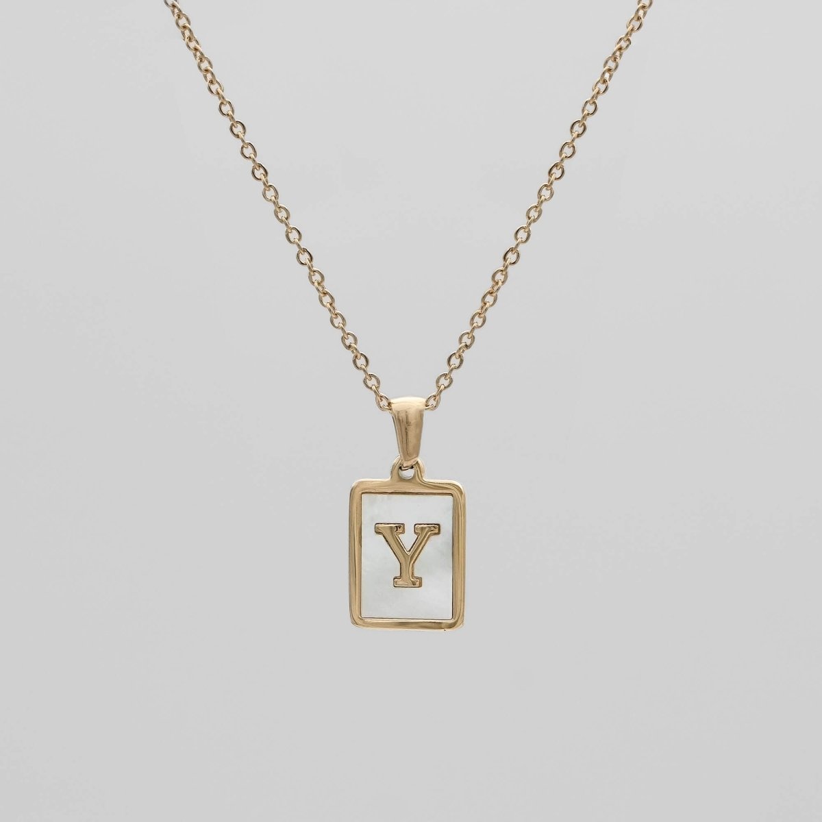 Opal Initial necklace - ISMI JEWELS