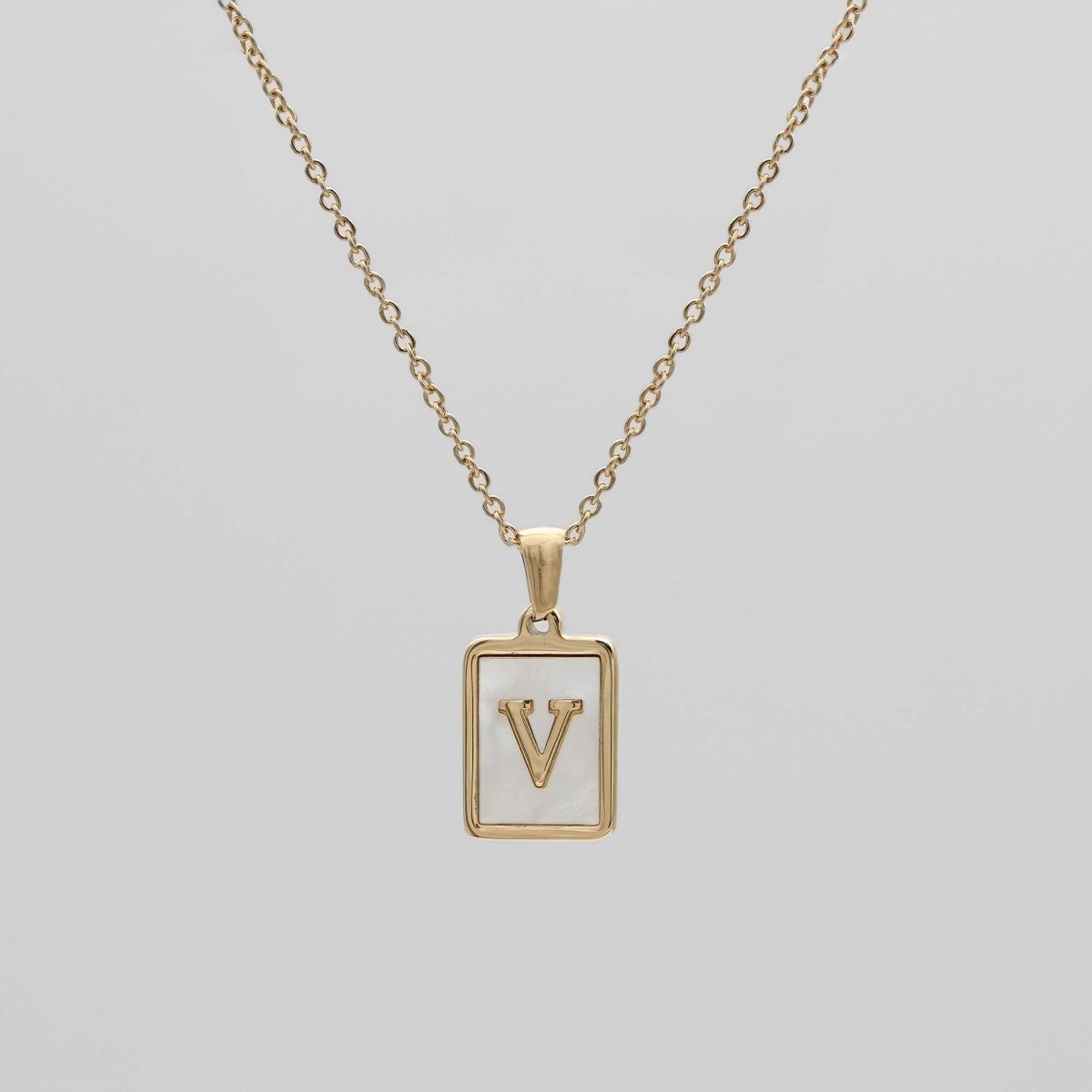 Opal Initial necklace - ISMI JEWELS