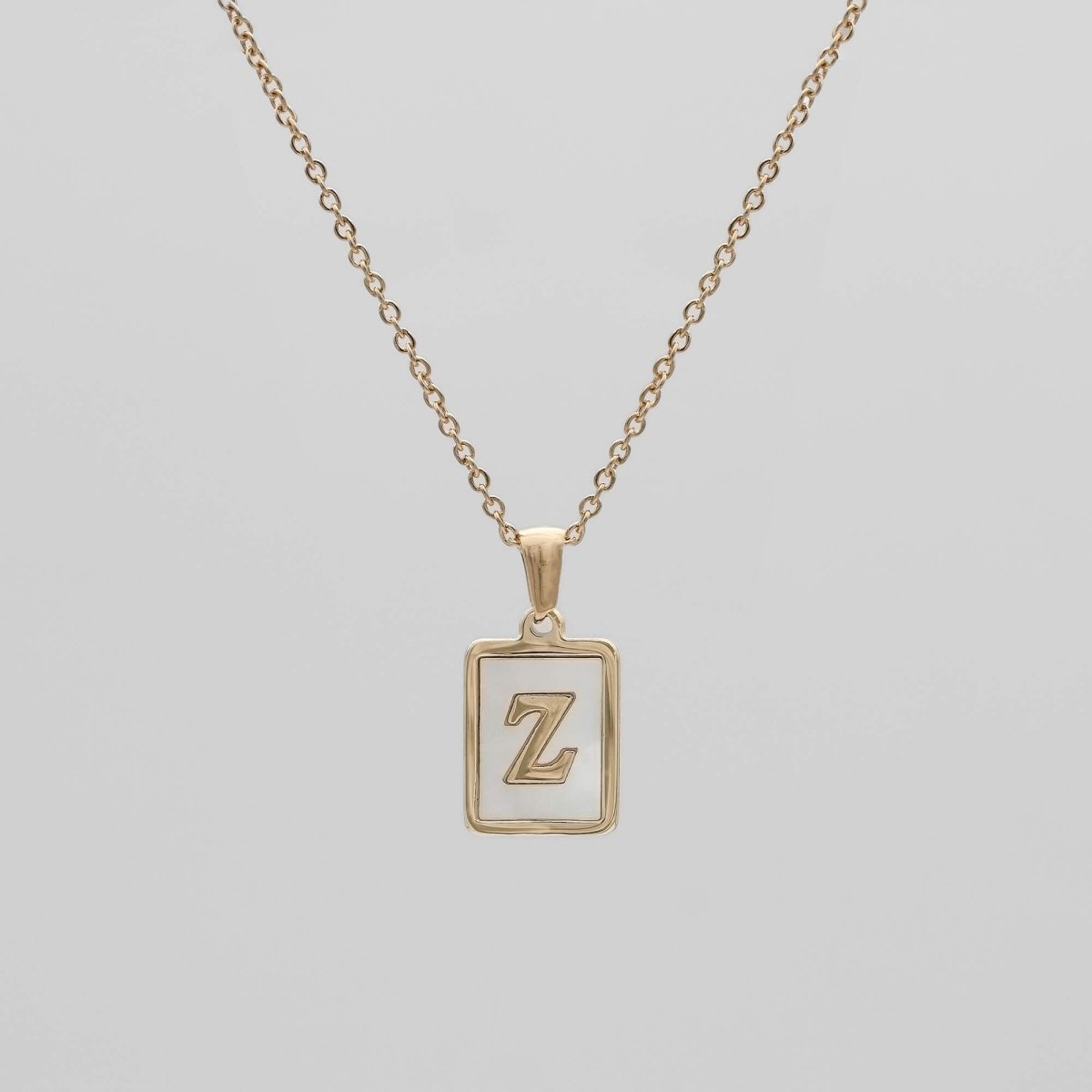 Opal Initial necklace - ISMI JEWELS