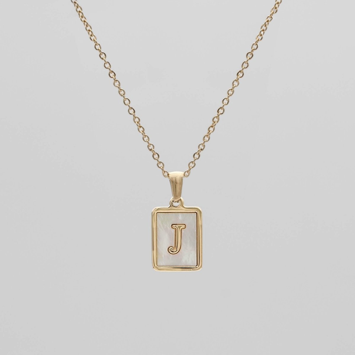 Opal Initial necklace - ISMI JEWELS