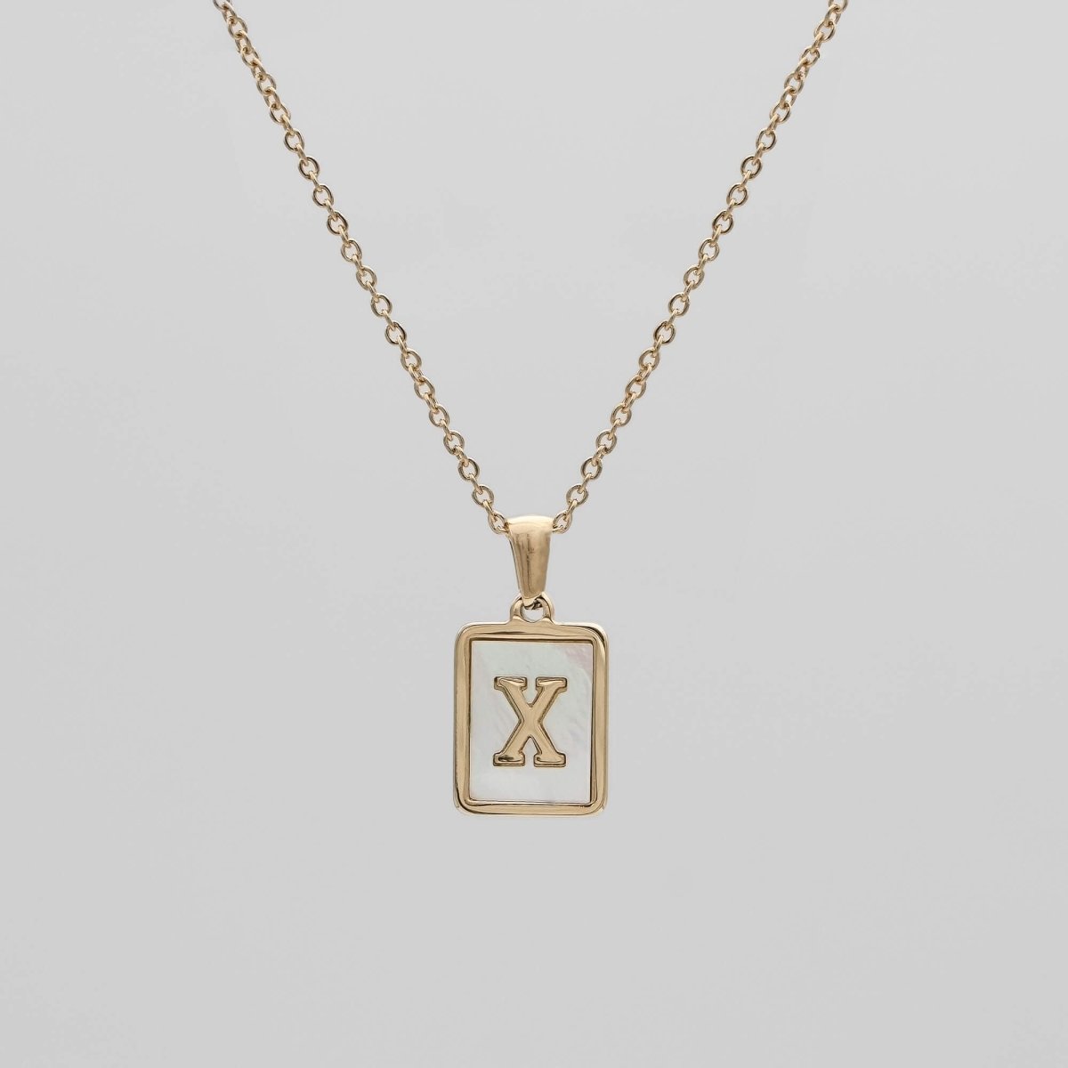Opal Initial necklace - ISMI JEWELS