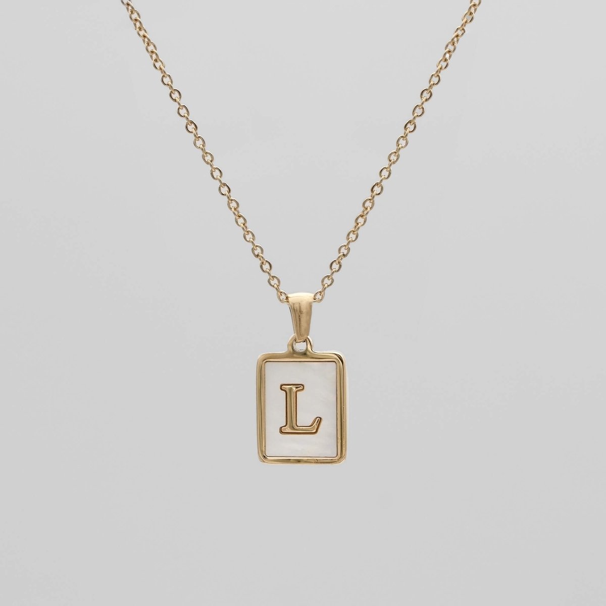 Opal Initial necklace - ISMI JEWELS