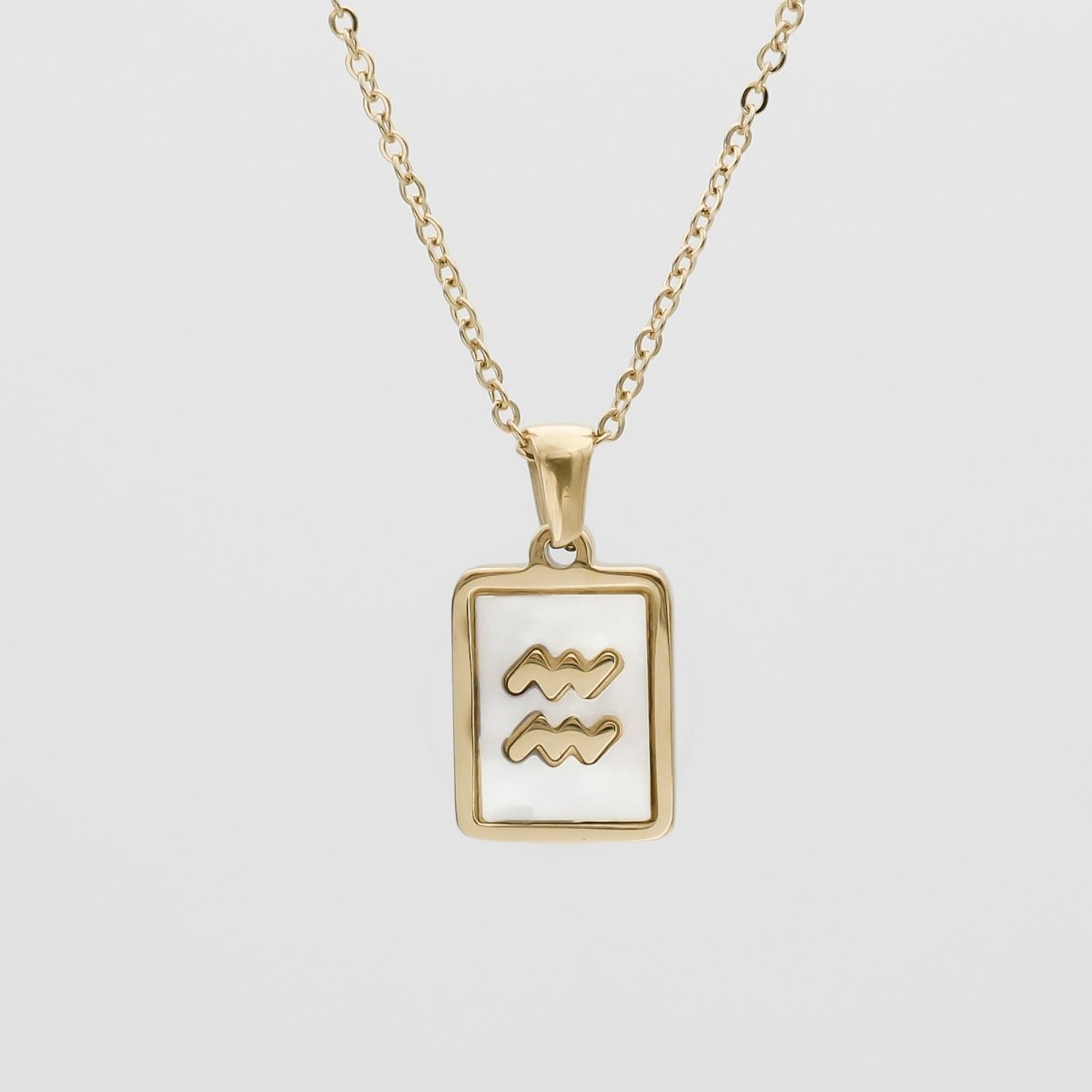 Opal Zodiac Symbol Necklace - ISMI JEWELS