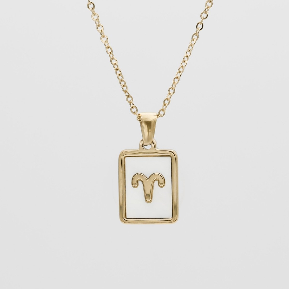 Opal Zodiac Symbol Necklace - ISMI JEWELS