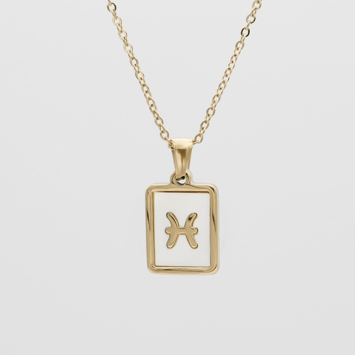 Opal Zodiac Symbol Necklace - ISMI JEWELS