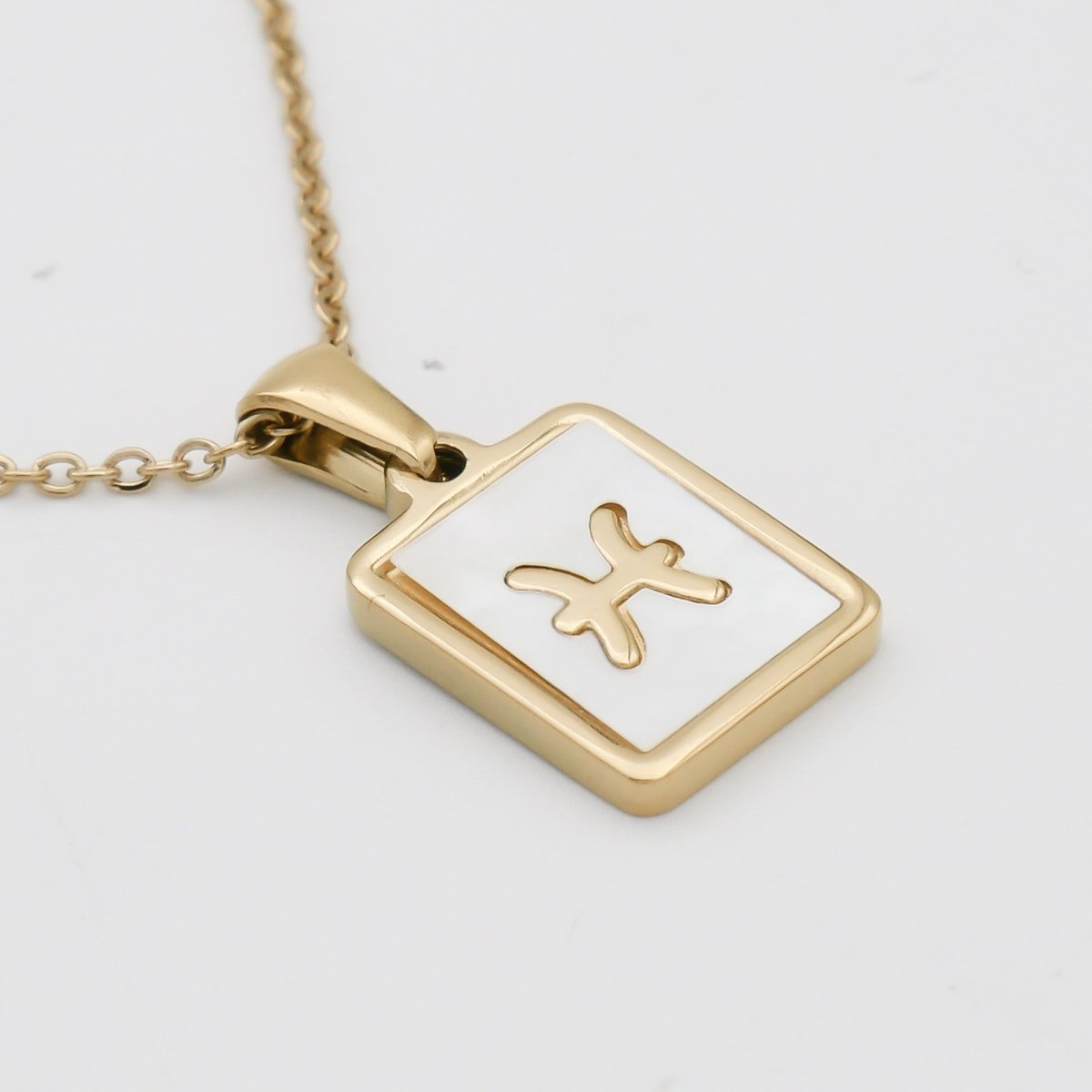 Opal Zodiac Symbol Necklace - ISMI JEWELS