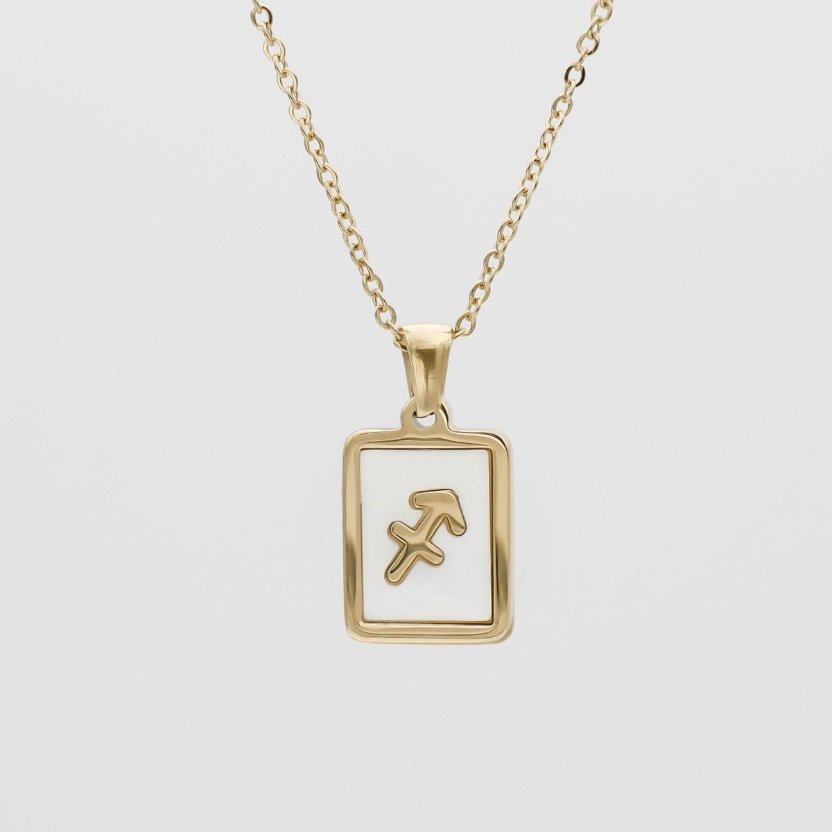 Opal Zodiac Symbol Necklace - ISMI JEWELS