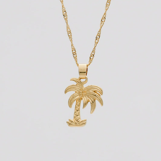 Palm Tree Necklace - ISMI JEWELS