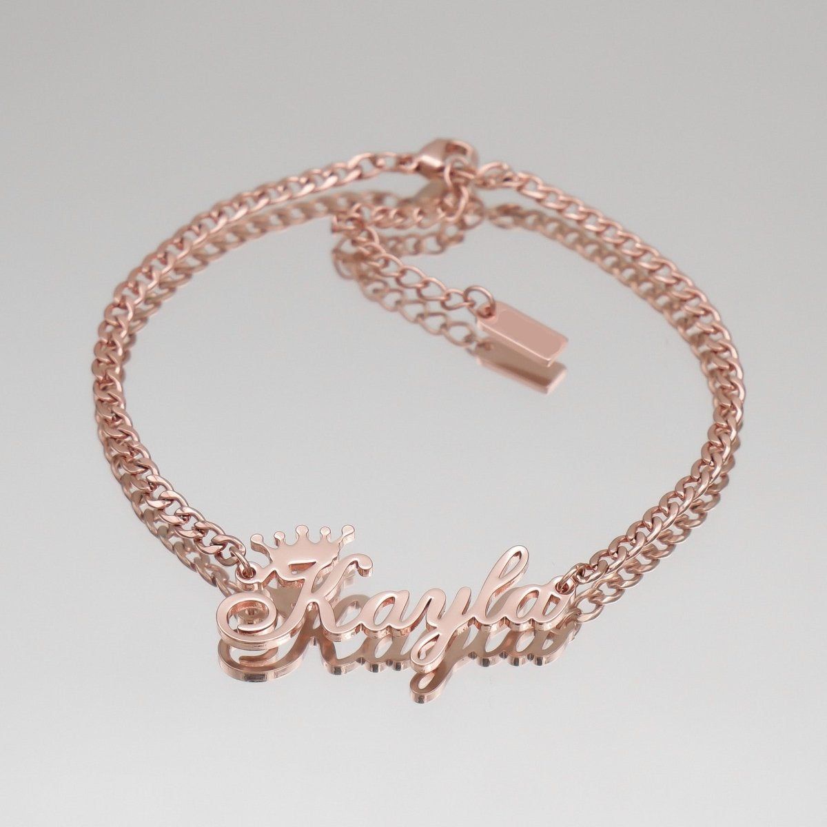 Paris Personalized Name Anklet - ISMI JEWELS