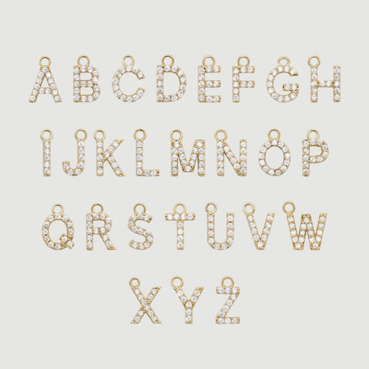 Pave Initial Letter - ISMI JEWELS