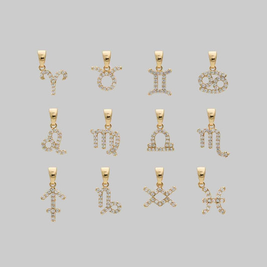 Pave Zodiac Symbol - ISMI JEWELS