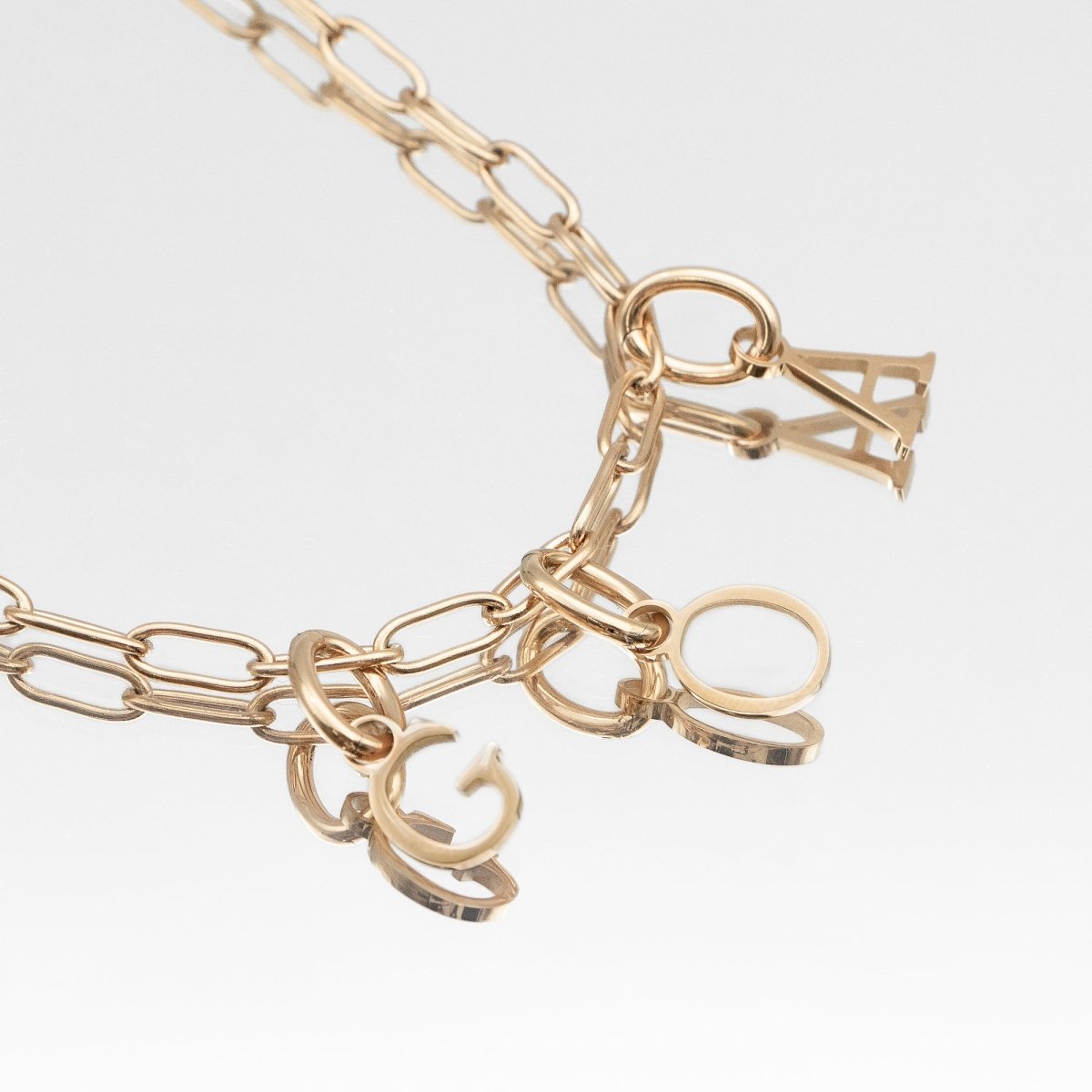 Personalized Initial Charm Necklace - ISMI JEWELS