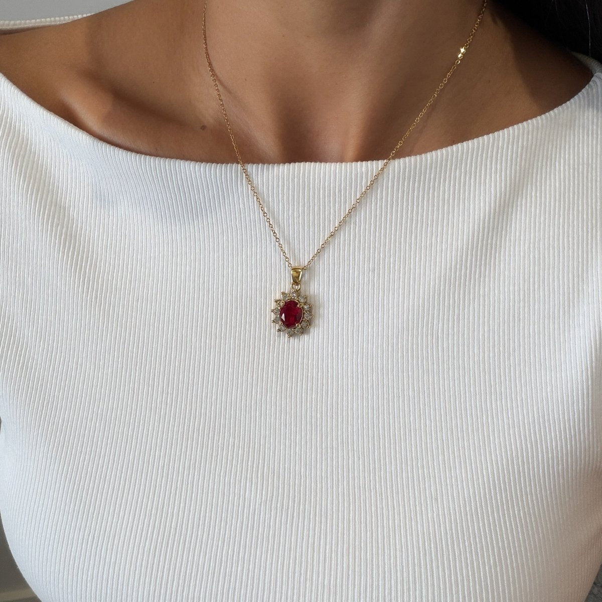 Phoebe Gemstone Necklace - ISMI JEWELS
