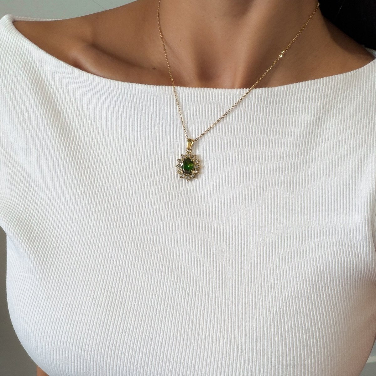 Phoebe Gemstone Necklace - ISMI JEWELS
