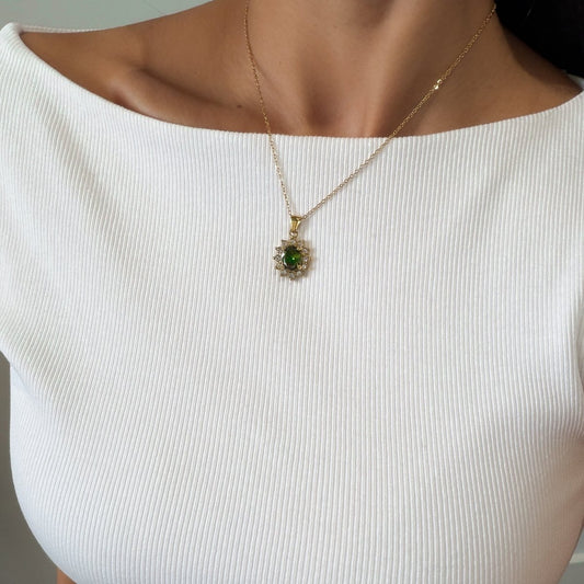 Phoebe Gemstone Necklace - ISMI JEWELS