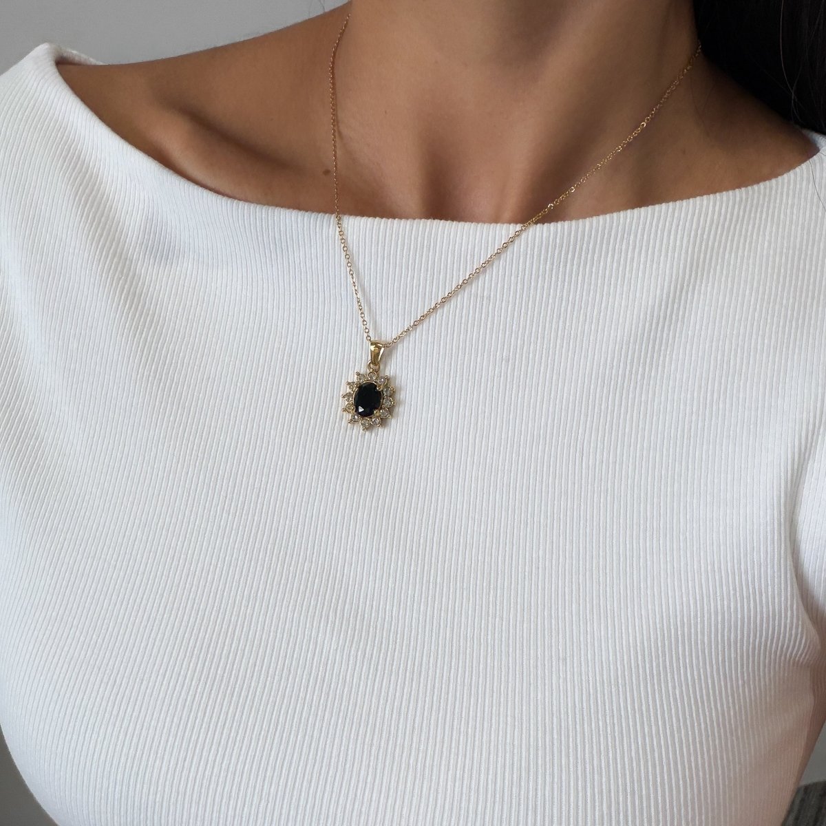 Phoebe Gemstone Necklace - ISMI JEWELS
